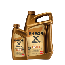 PROMOTION ENEOS X PRIME 5W-30 API SP/RC,ILSAC GF-6A 4L+gift POWER MAXX Oil system cleaner, 300ml