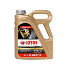 ENGINE OIL LOTOS SYNTETIC TURBODIESEL SAE 5W-40 4+1L