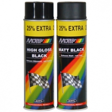 MOTIP black semi-matt acrylic paint 500ml