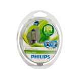 PHILIPS aвтомобильная лампа H4 12V 60/55W ECO VISION(energy saver) 2 шт blisteris