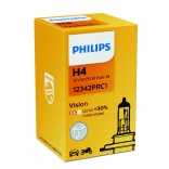 PHILIPS Автомобильная лампa H4 12V 60/55W VISION+30%