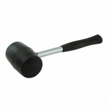 Rubber hammer 90mm with metal handle