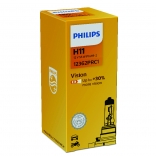 PHILIPS automobilio lemputė H11 12V 55W PGJ19a-2 VISION+30%