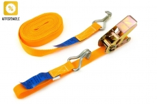 Cargo strap with ratchet 500kg 25mm, 5m. China.