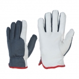 Pigskin gloves with fleece lining size 10.