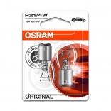 OSRAM Autolampa 12V P21/4W  BAZ15d 1gab